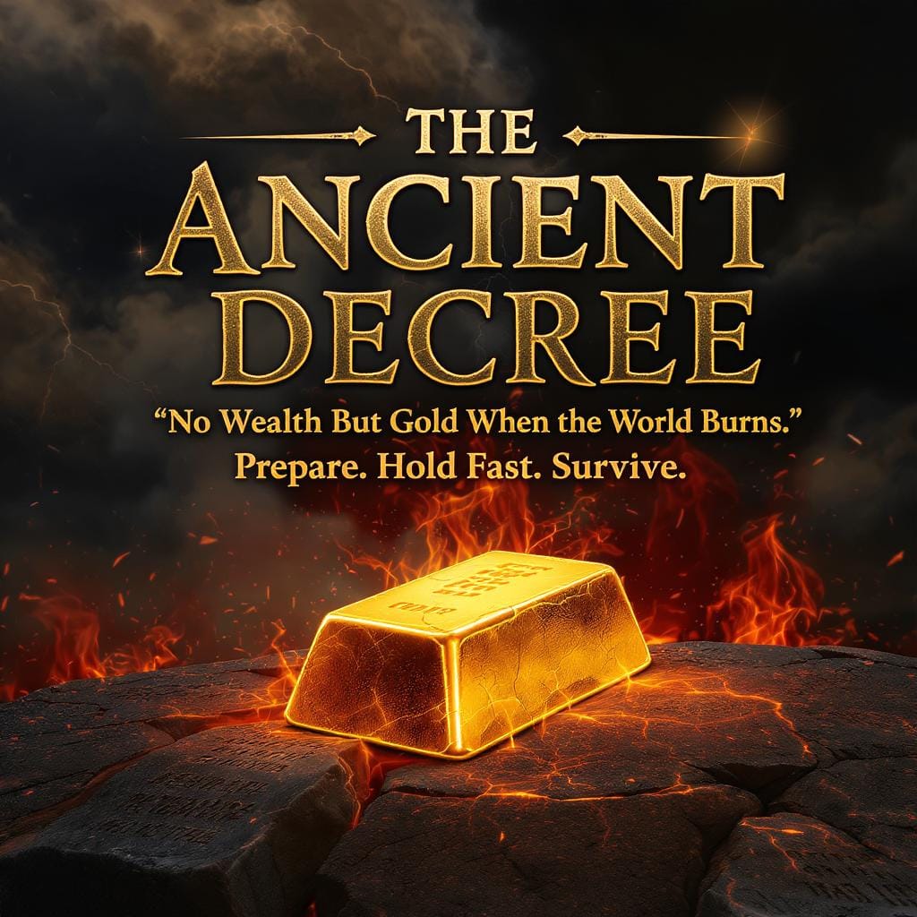The Ancient Decree: No Wealth But Gold When the World Burns