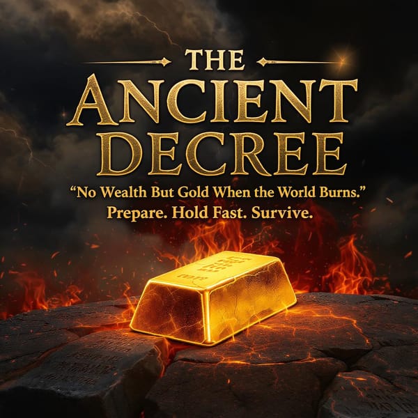 The Ancient Decree: No Wealth But Gold When the World Burns